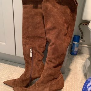 Cesare Paciotti Brown Suede Boots